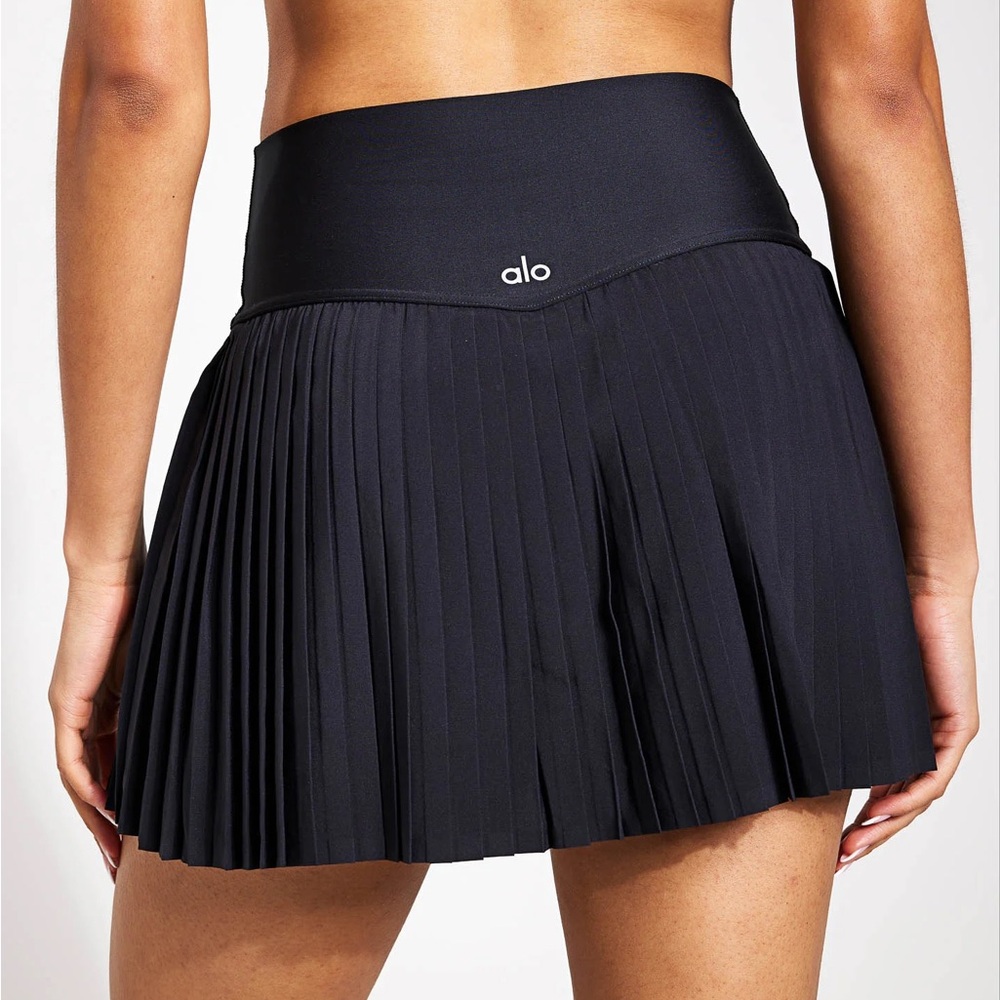 ALO - grand slam tennis skirt - black